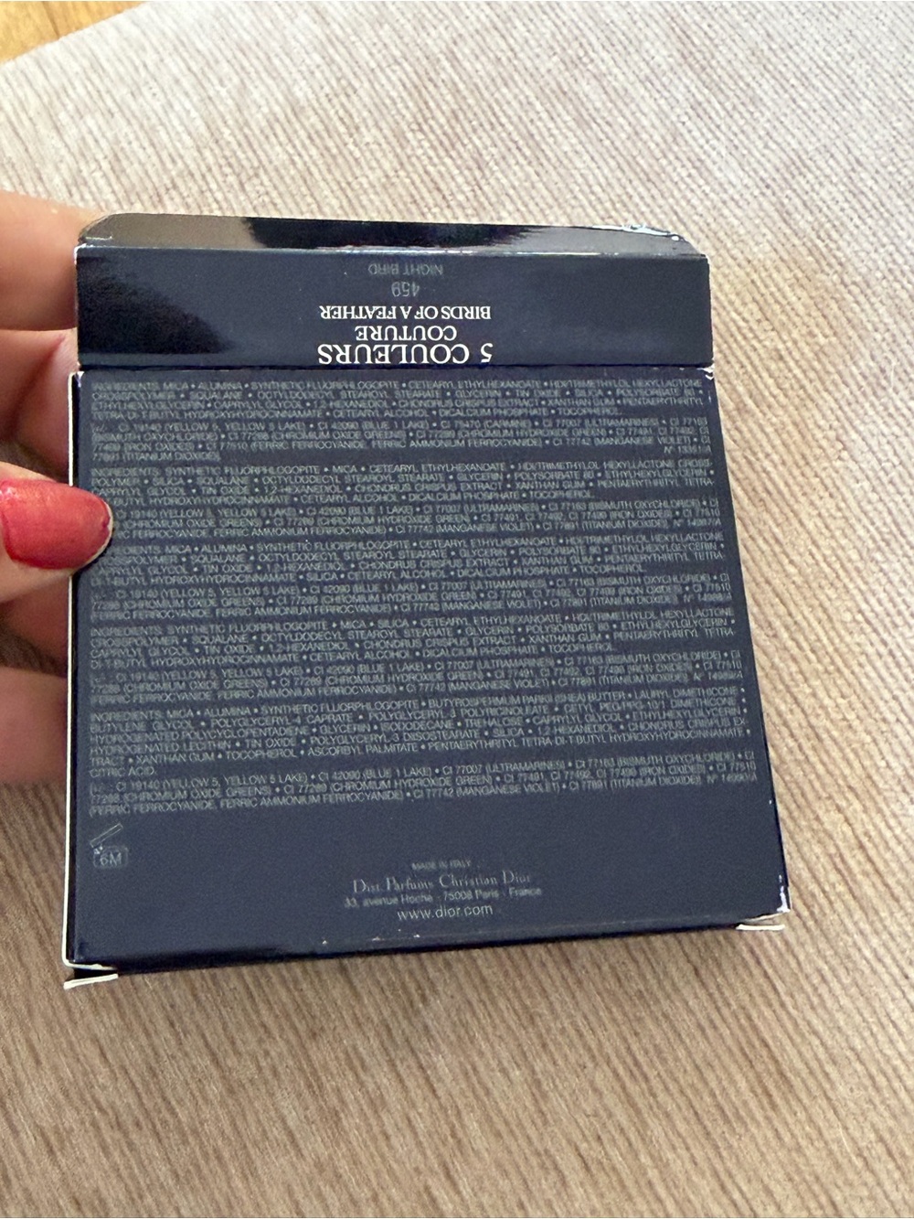 Dior 5-Color Eyeshadow Palette in Coral and Green Tones - Picture 7 of 10